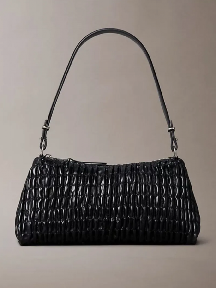 LV04K3088G UB1 ROUCHED SHOULDER BAG