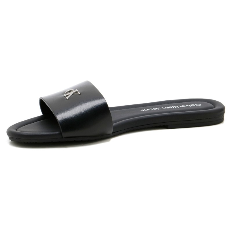 YW0YW01697 0GJ FLAT SANDAL SLIDE MG