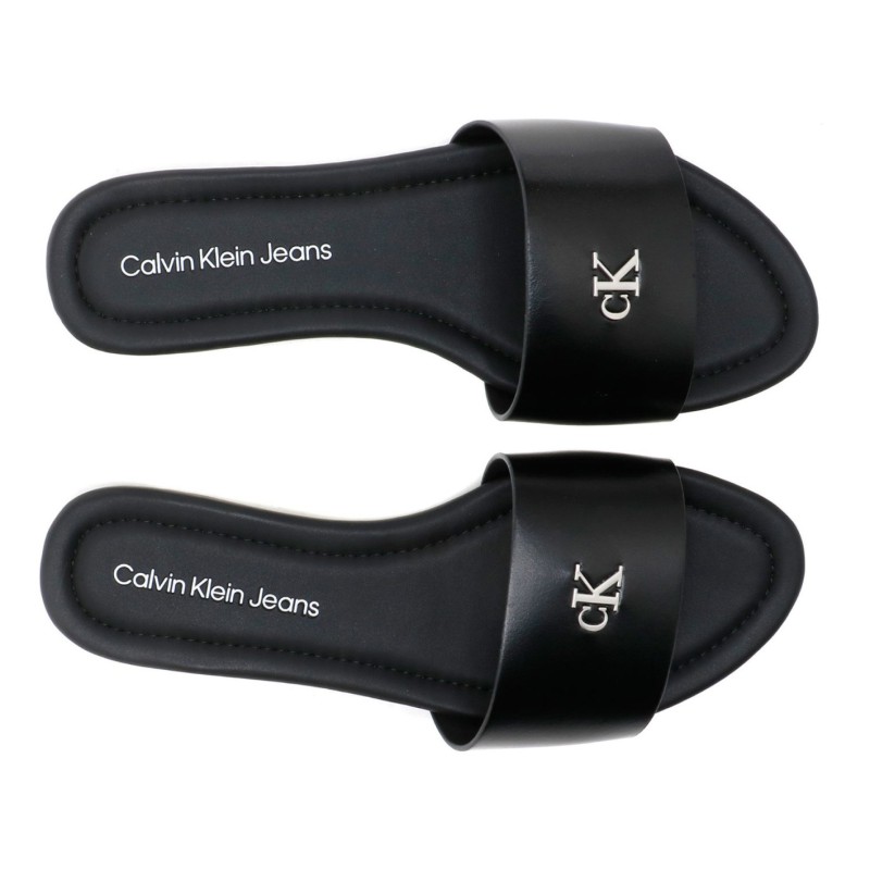 YW0YW01697 0GJ FLAT SANDAL SLIDE MG