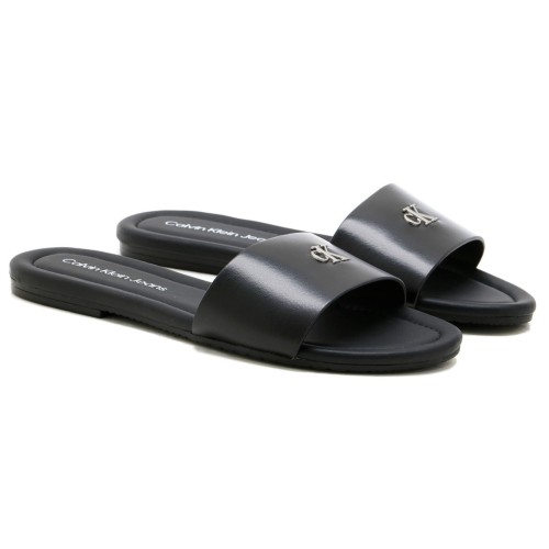 YW0YW01697 0GJ FLAT SANDAL SLIDE MG