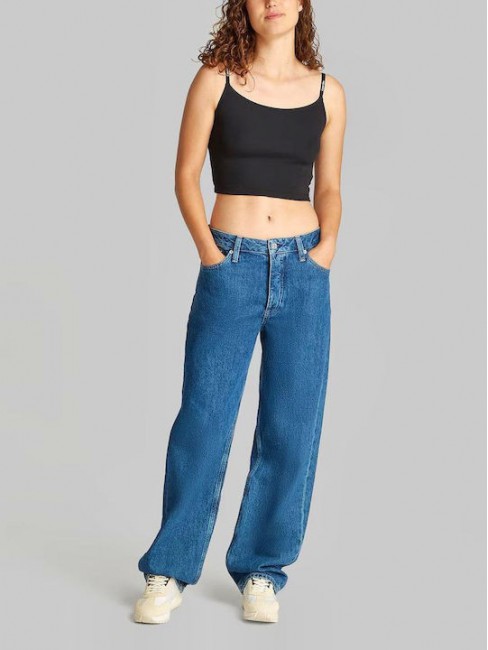 J20J225312 BEH LOGO ELASTIC STRAPPY TOP