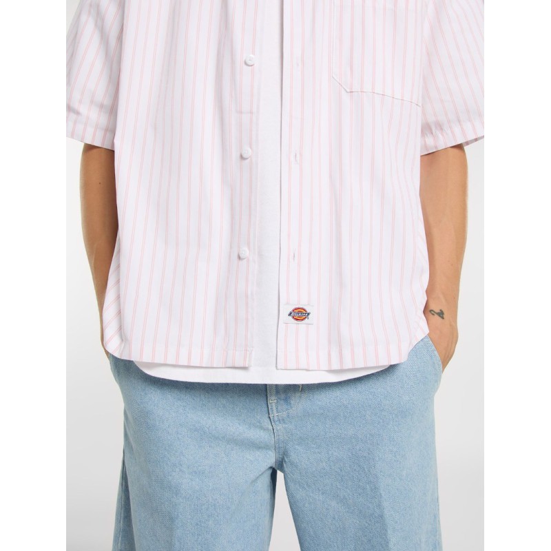 DK0A88GU0WH1 VENEDOSIA STRIPE SHIRT SS WHITE