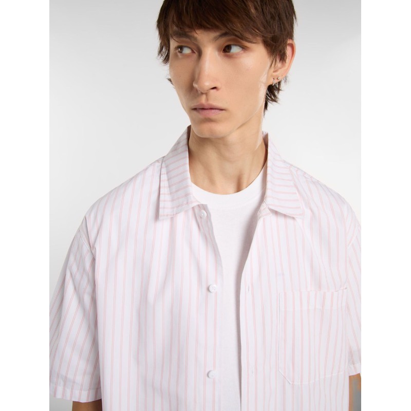 DK0A88GU0WH1 VENEDOSIA STRIPE SHIRT SS WHITE