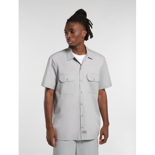 DK0A4XK7D061 WORK SHIRT SS REG ULTIMATE GRAY