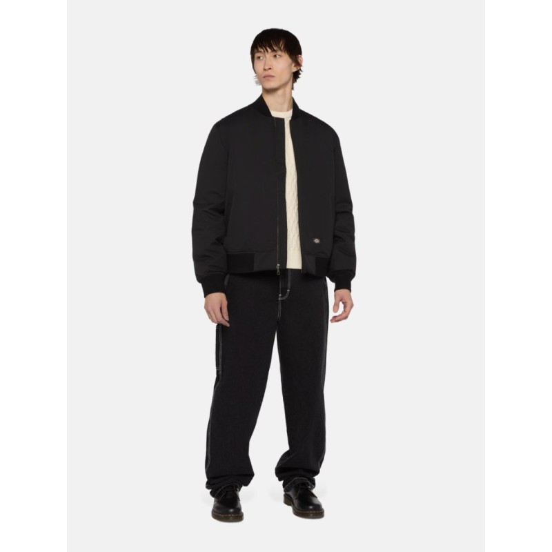 DK0A4Z4MBLK1 PLAINS BOMBER BLACK