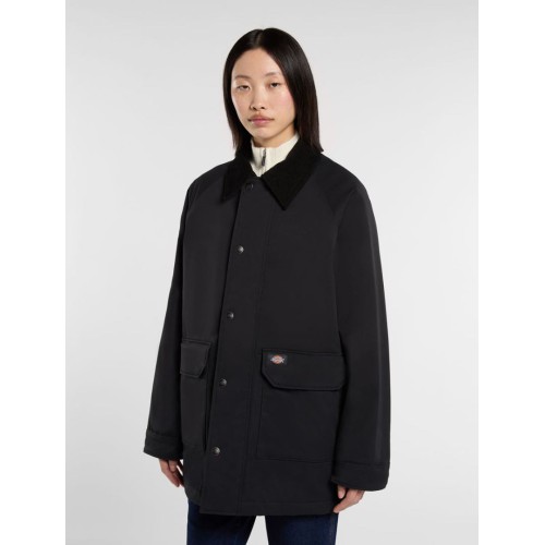 DK0A87OKBLK1 MEDINA COAT W BLACK