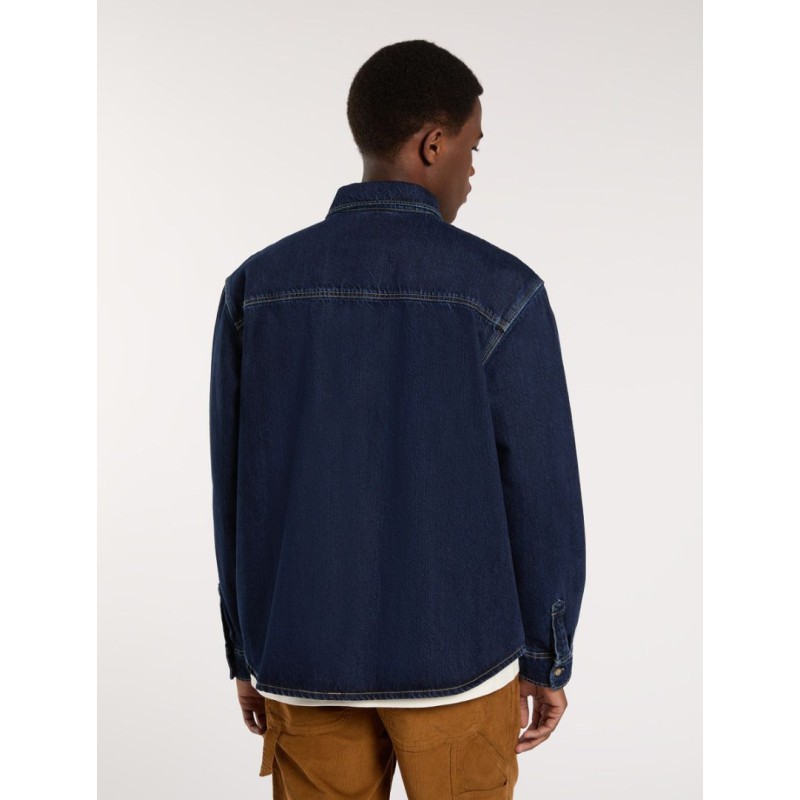 DK0A87PX0DD1 MECHANIC DENIM SHIRT LS DARK INDIGO