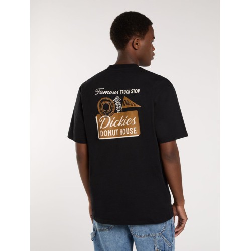 DK0A87QNBLK1 DONUT HOUSE TEE SS BLACK