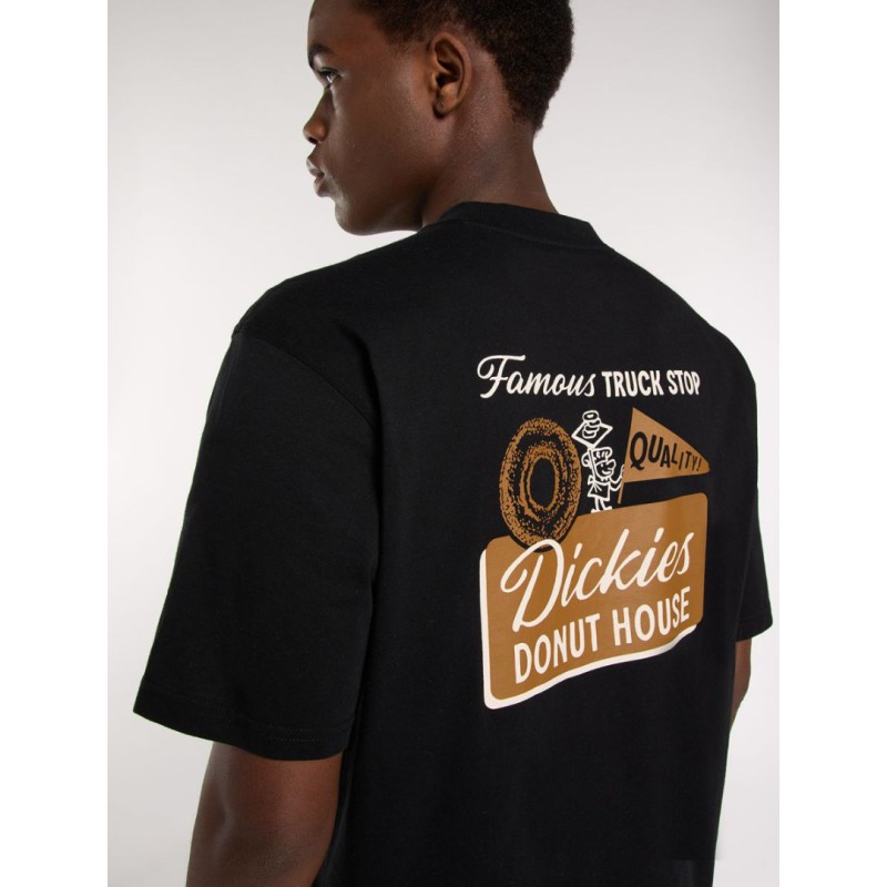 DK0A87QNBLK1 DONUT HOUSE TEE SS BLACK