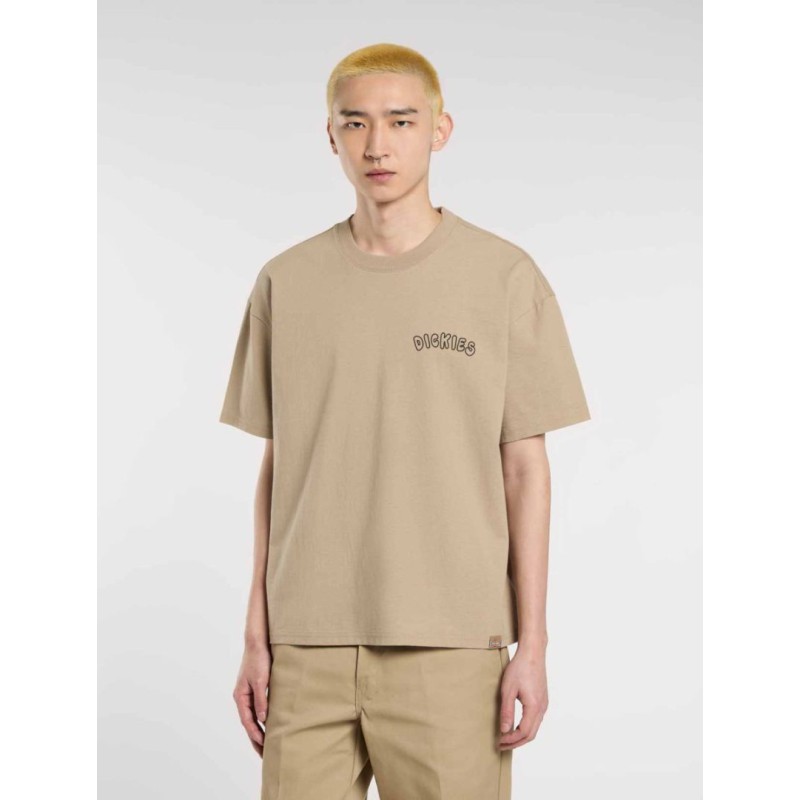 DK0A87QT0DS1 DECARTUVILLT TEE SS DESERT SAND