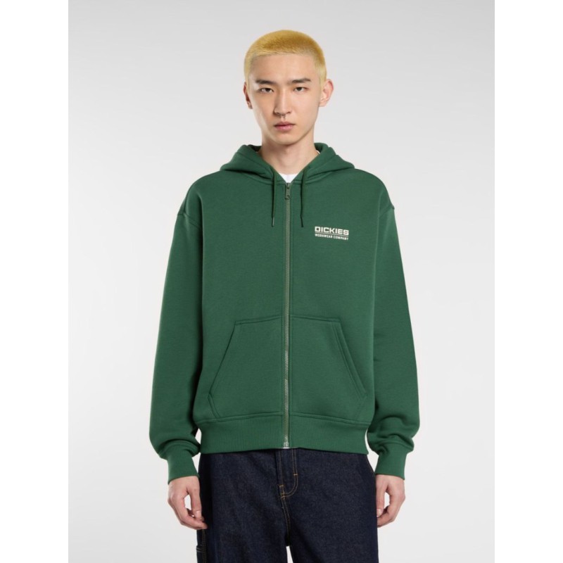 DK0A88L5PIN1 BOLIVAR FZ HOODIE PINE NEEDLE GREEN