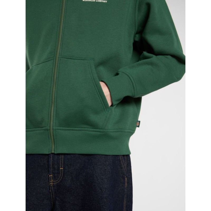 DK0A88L5PIN1 BOLIVAR FZ HOODIE PINE NEEDLE GREEN