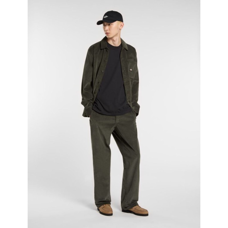 DK0WPR22OGX1 CORDUROY 874 PANT OLIVE GREEN