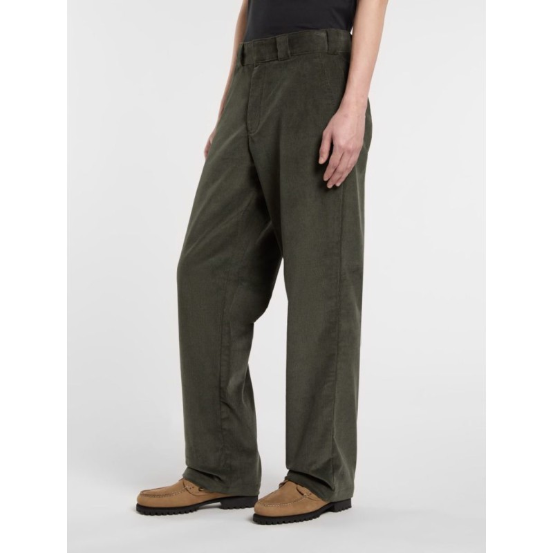 DK0WPR22OGX1 CORDUROY 874 PANT OLIVE GREEN