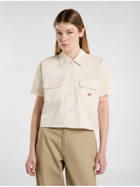 DKDFS573F901 SS CROPEED WORK SHIRT WHITECAP GR