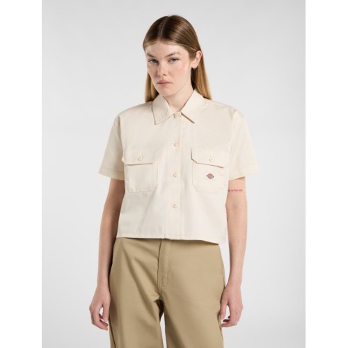 DKDFS573F901 SS CROPEED WORK SHIRT WHITECAP GR
