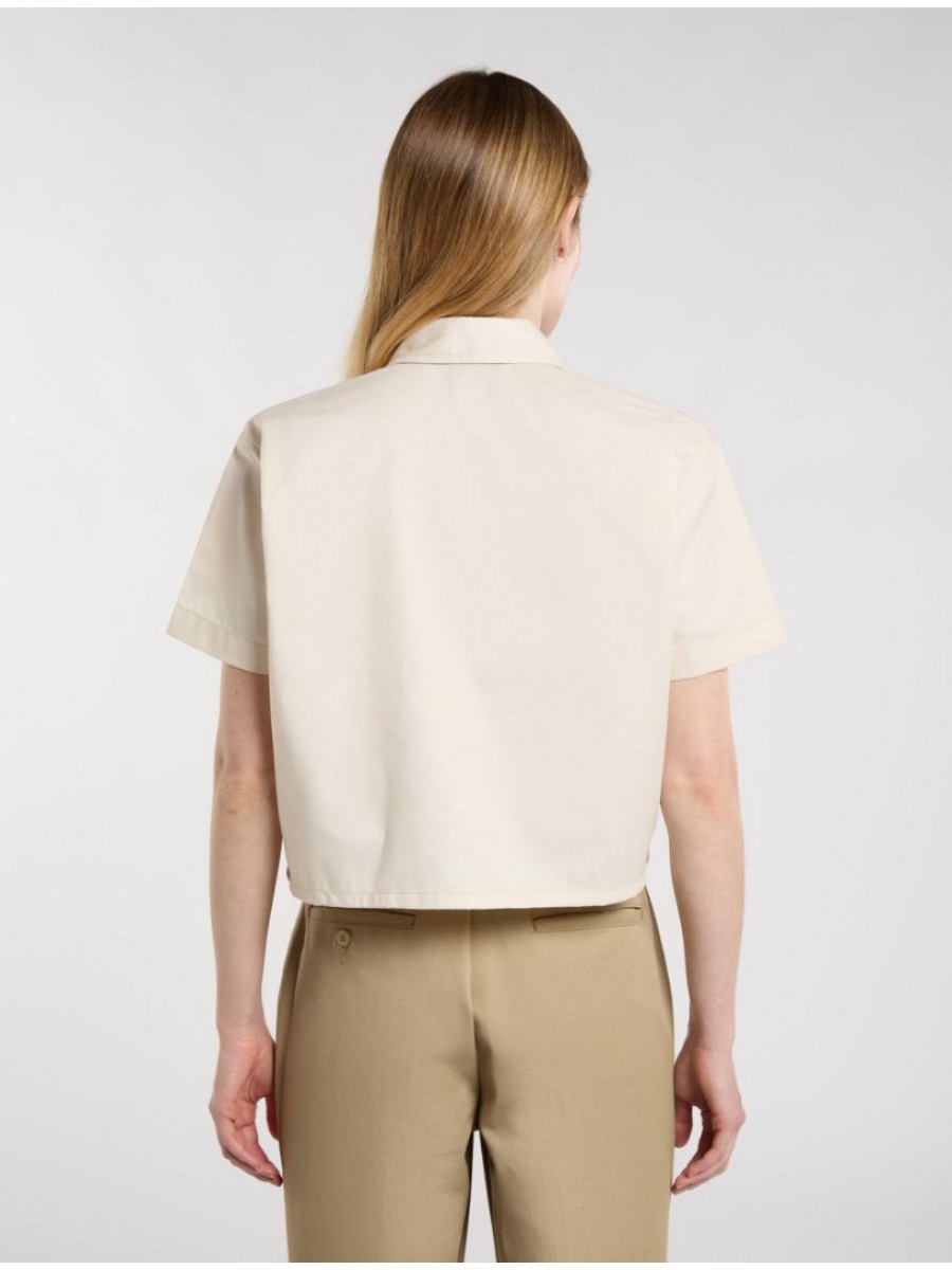 DKDFS573F901 SS CROPEED WORK SHIRT WHITECAP GR