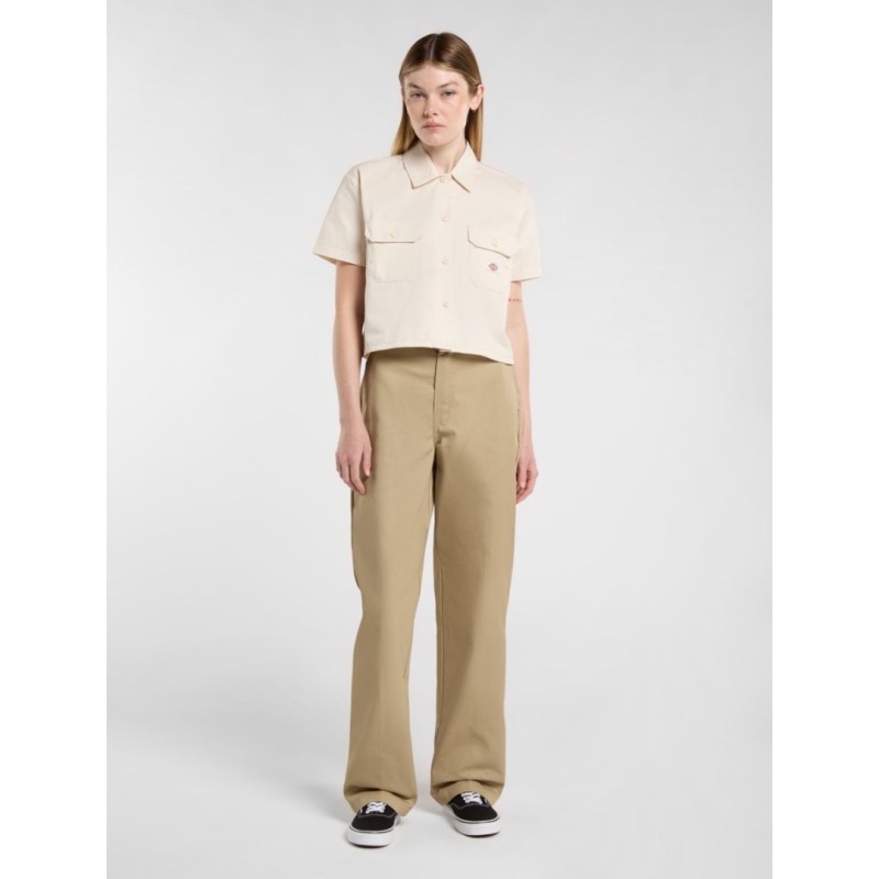 DKDFS573F901 SS CROPEED WORK SHIRT WHITECAP GR