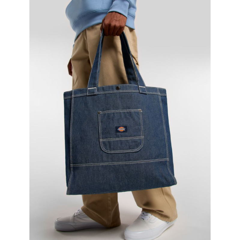 DK0A4Z6BRIN1 DENIM TOTE BAG RINSED