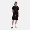 DKDFS573BLK1 SS CROPPED WORK SHIRT W BLACK