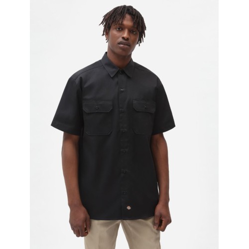 DK0A4XK7BLK1 WORK SHIRT SS REC BLACK