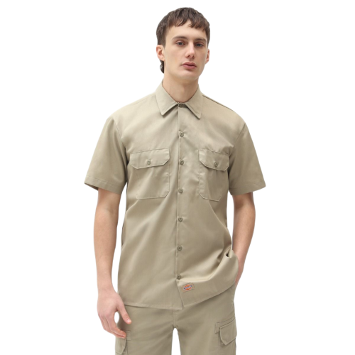 DK0A4XK7KHK1 WORK SHIRT SS REC KHAKI