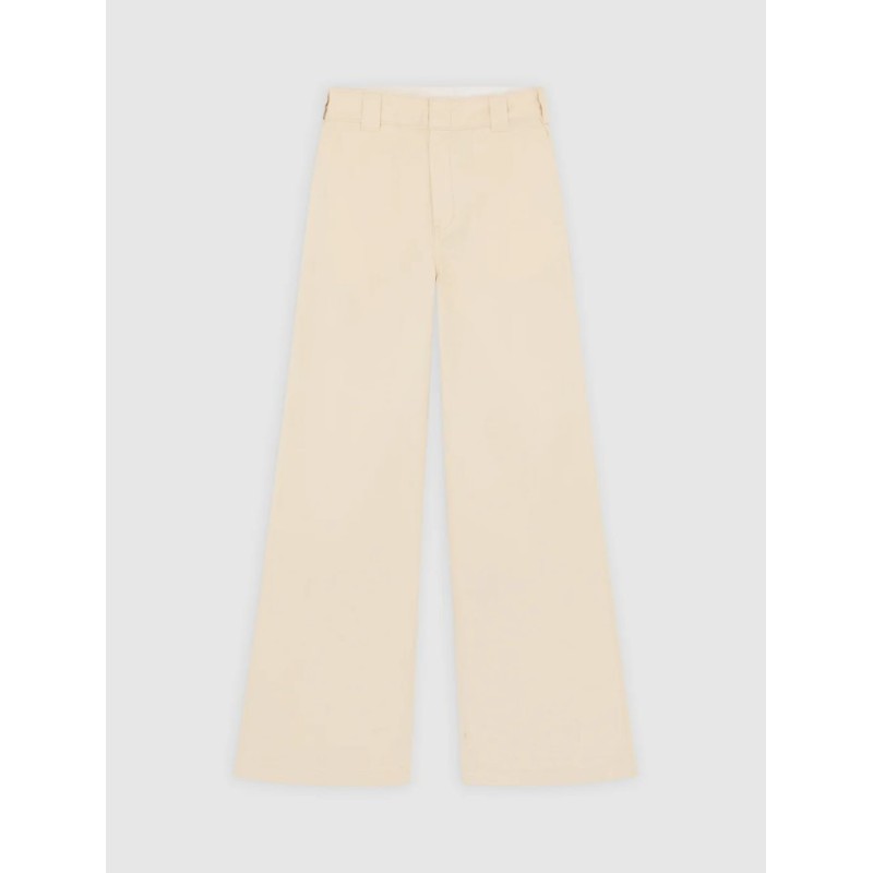 DK0A4YSEL171 WIDE LEG PANT WOOD ASH
