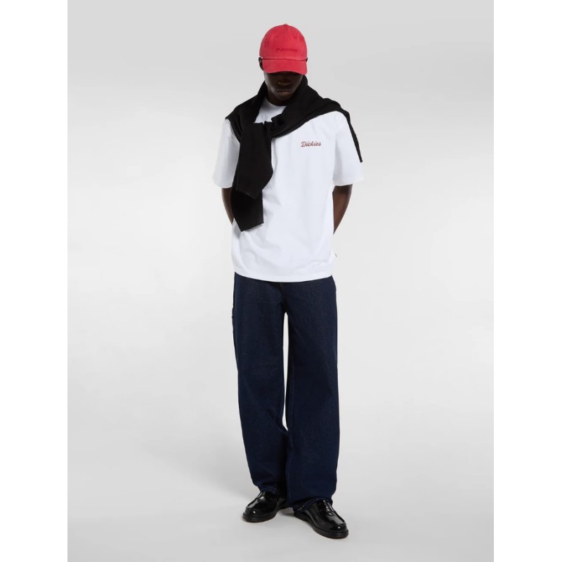 DK0A88860WH1 WELLSVILLE SS TEE WHITE