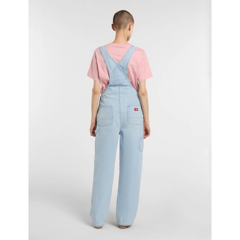 DK0A88EC0FE1 DICKIES CLASSIC DNM BIB W FOG BLU