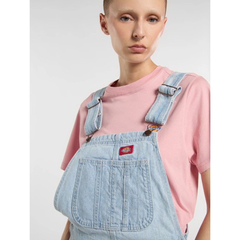 DK0A88EC0FE1 DICKIES CLASSIC DNM BIB W FOG BLU
