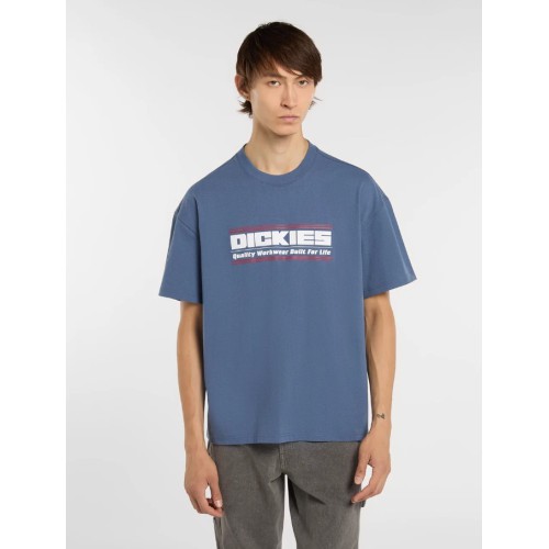 DK0A88JGRI21 DERBY SS TEE RETRO INDIGO