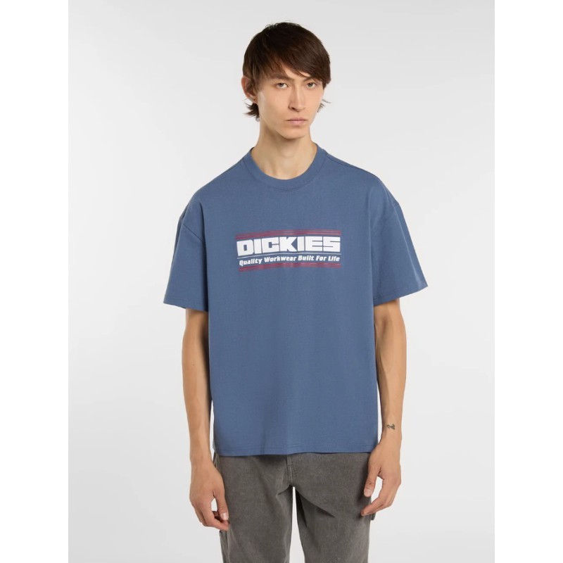 DK0A88JGRI21 DERBY SS TEE RETRO INDIGO