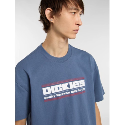 DK0A88JGRI21 DERBY SS TEE RETRO INDIGO