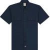 DK0A4XK7DNX1 WORK SHIRT SS DARK NAVY
