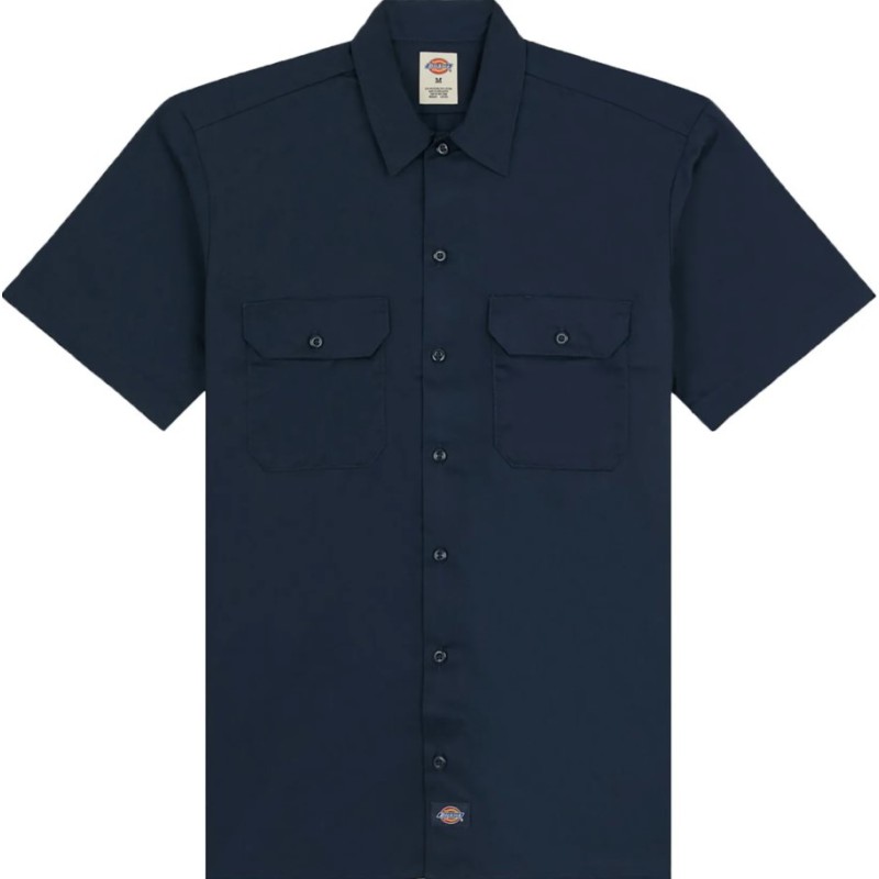 DK0A4XK7DNX1 WORK SHIRT SS DARK NAVY