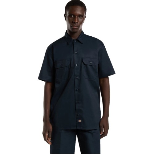 DK0A4XK7DNX1 WORK SHIRT SS DARK NAVY