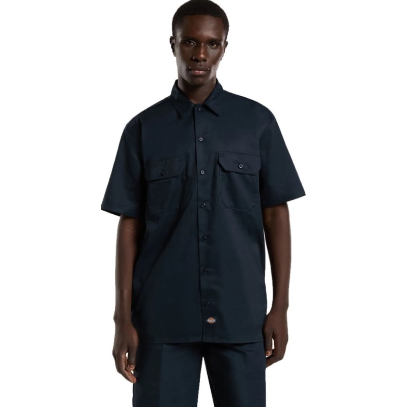 DK0A4XK7DNX1 WORK SHIRT SS DARK NAVY