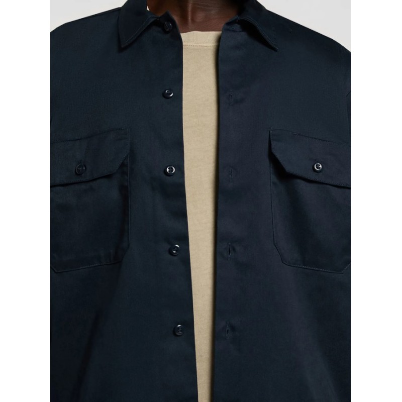 DK0A4XK7DNX1 WORK SHIRT SS DARK NAVY