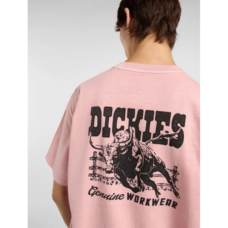 DK0A883BL471 BUCHTELL SS TEE BRIDAL ROSE
