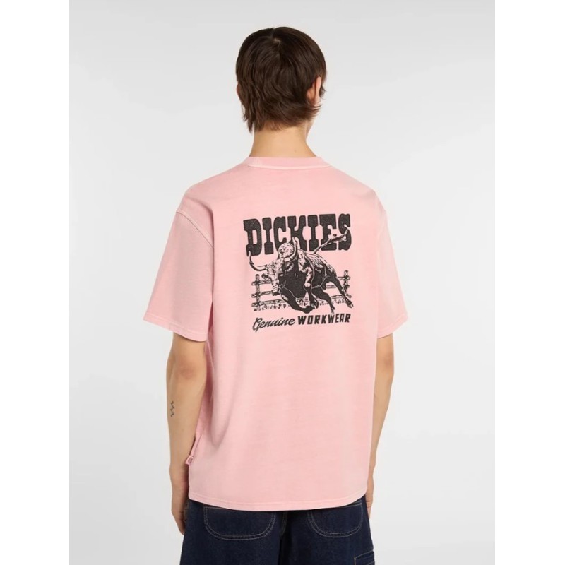 DK0A883BL471 BUCHTELL SS TEE BRIDAL ROSE