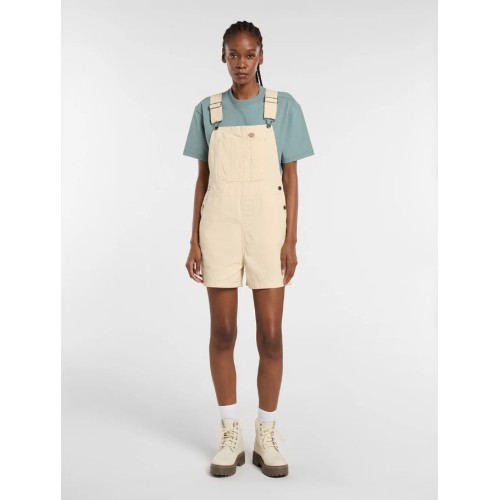 DK0A885GL171 LW CANVAS SHORT BIB W WOOD ASH
