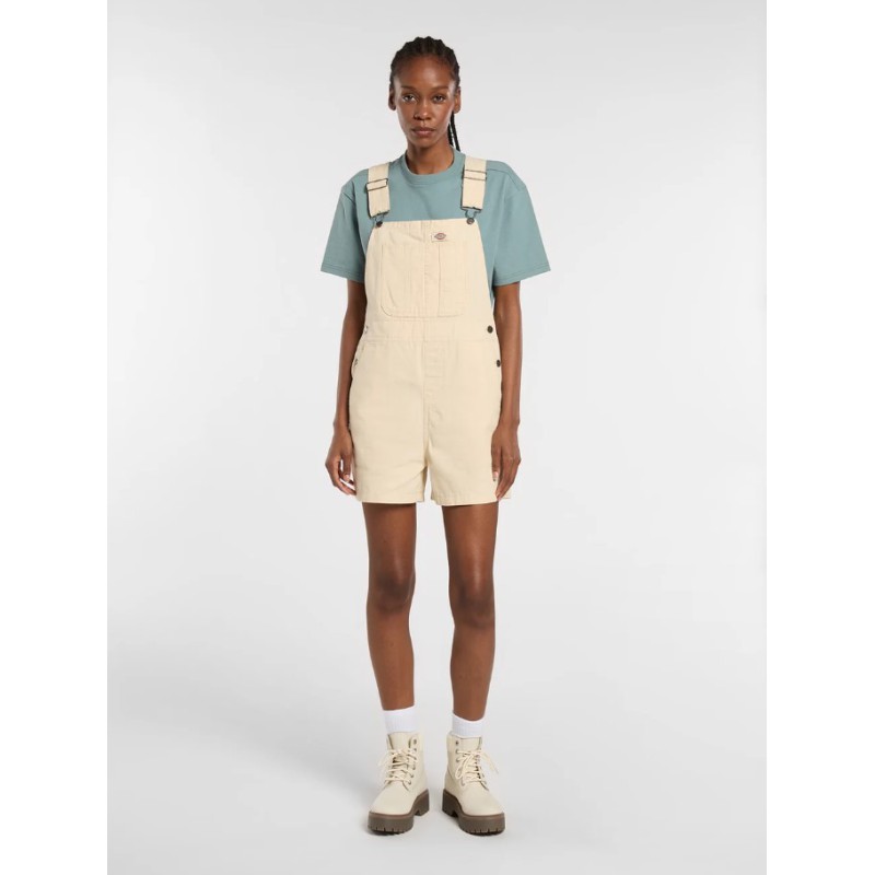 DK0A885GL171 LW CANVAS SHORT BIB W WOOD ASH