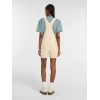 DK0A885GL171 LW CANVAS SHORT BIB W WOOD ASH