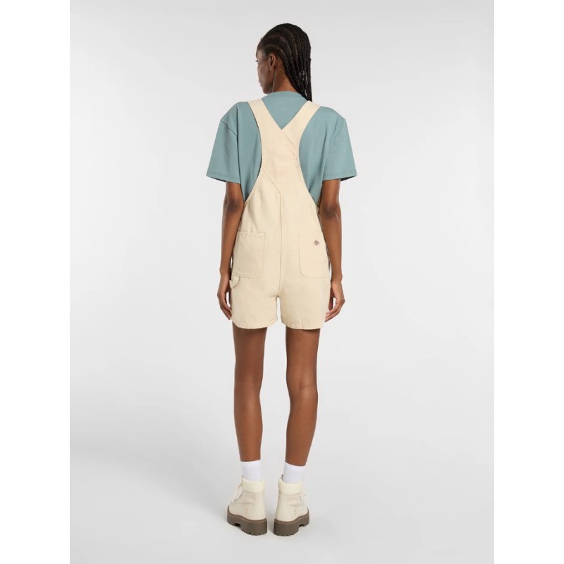 DK0A885GL171 LW CANVAS SHORT BIB W WOOD ASH