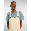 DK0A885GL171 LW CANVAS SHORT BIB W WOOD ASH