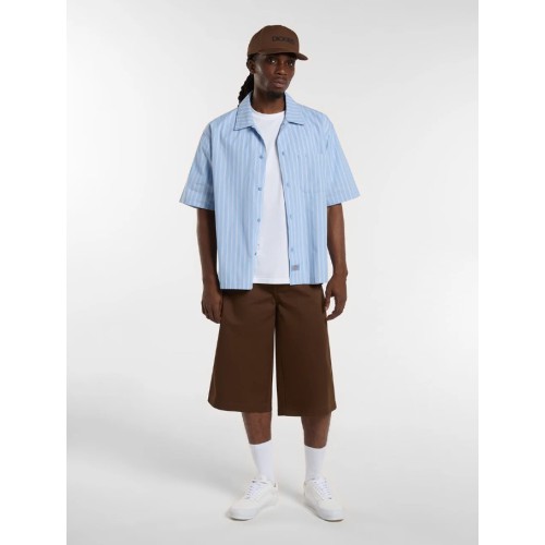 DK0A88GUL391 VENEDOCIA STRIPE SHIRT SS ENDLESS SKY