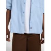DK0A88GUL391 VENEDOCIA STRIPE SHIRT SS ENDLESS SKY