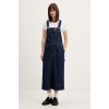 DK0A88IP0DD1 DENIM RIB DRESS W DARK INDIGO