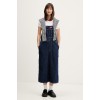 DK0A88IP0DD1 DENIM RIB DRESS W DARK INDIGO