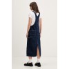 DK0A88IP0DD1 DENIM RIB DRESS W DARK INDIGO